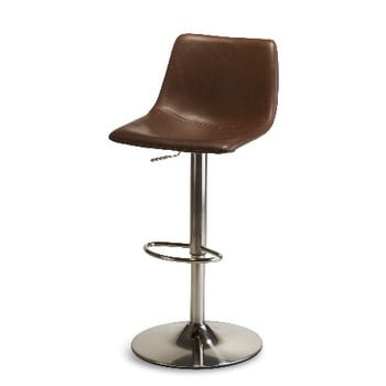 Scaun bar furnhouse lukas swivel, maro