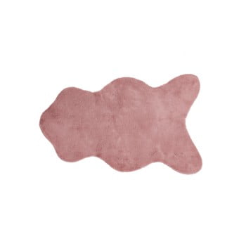 Blană artificială Tiseco Home Studio Rabbit, 60 x 90 cm, roz imagine
