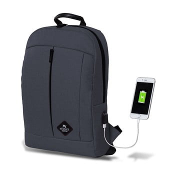 Rucsac cu port usb my valice galaxy smart bag, antracit