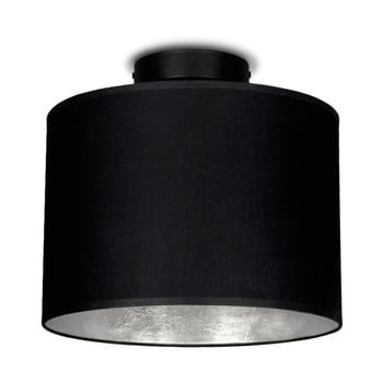 Plafonieră sotto luce mika, Ø 25 cm, negru/argintiu