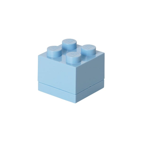 Světle modrý úložný box LEGO® Mini Box