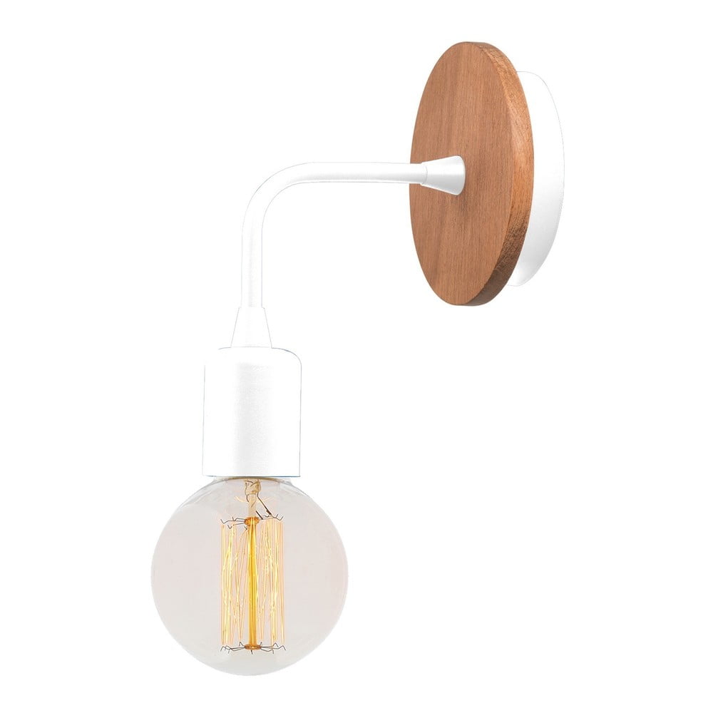 Bílé nástěnné svítidlo Homemania Decor Simple Drop