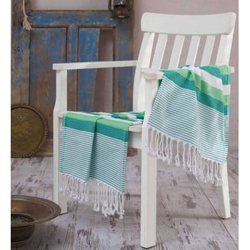 Prosop baie hammam pamukkale green, 100 x 180 cm