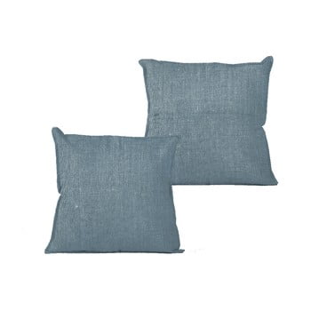 Față de pernă linen blue, 45 x 45 cm