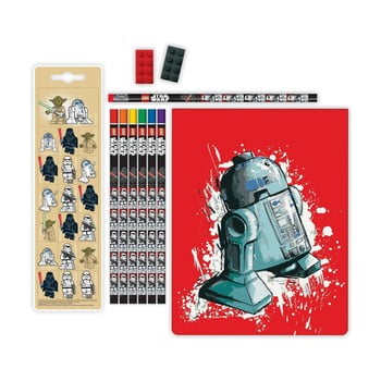 Set caiet cu articole de papetărie lego® star wars