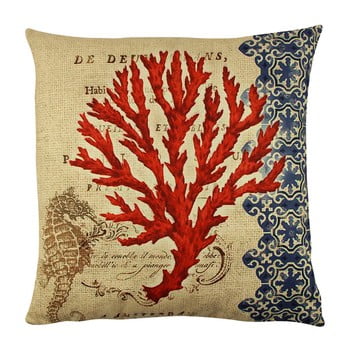 Pernă gravel red tree ii, 43 x 43 cm, cu umplutură
