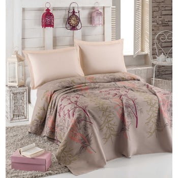 Cuvertură pentru pat dublu urla beige, 200 x 235 cm