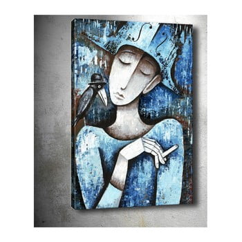 Tablou tablo center girl with cigarette, 40 x 60 cm