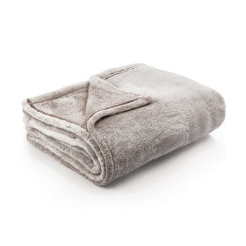 Pătură din microfibră decoking fluff brown, 170 x 210 cm, maro deschis