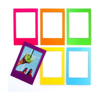 Set 6 rame foto magnetice just mustard rainbow