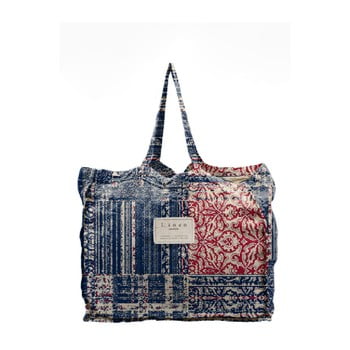 Geantă textilă linen batik, lățime 50 cm