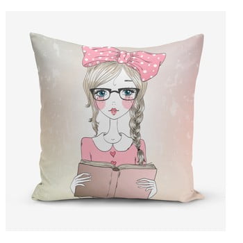 Față de pernă minimalist cushion covers reader, 45 x 45 cm