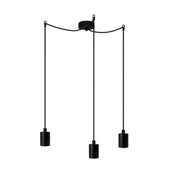 Corp de iluminat cu 3 cabluri bulb attack cero basic, negru