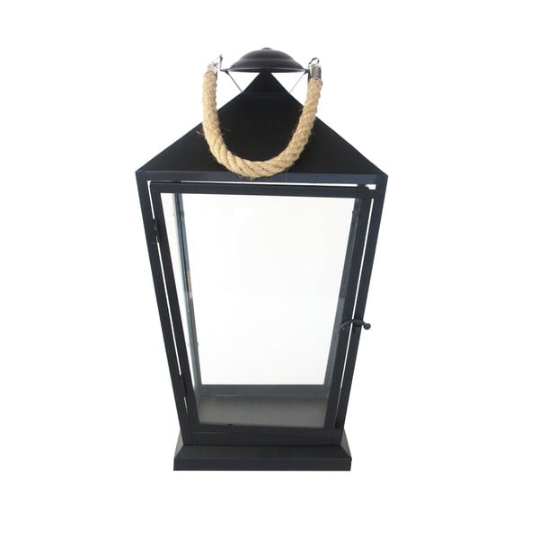Černá lucerna Esschert Design Classical, výška 45,6 cm