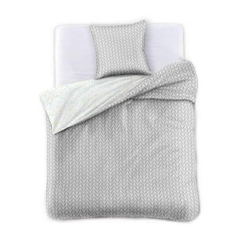 Lenjerie de pat din bumbac satinat decoking herringbone, 160 x 200 cm