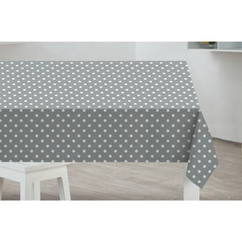 Faţă de masă sabichi grey dots, 178 x 132 cm