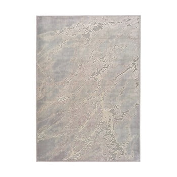 Covor din viscoză universal margot marble, 140 x 200 cm, gri-bej