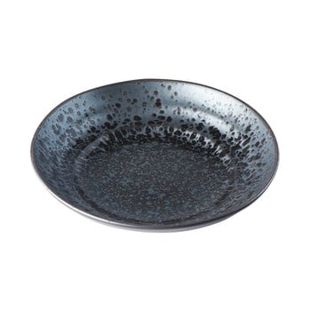 Bol servire din ceramică MIJ Pearl, ø 29 cm, gri - negru imagine