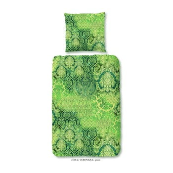 Lenjerie de pat din bumbac satinat zouzou neon nature, 140 x 200 cm