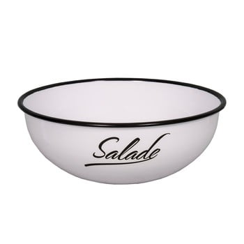 Bol smălțuit pentru salată antic line