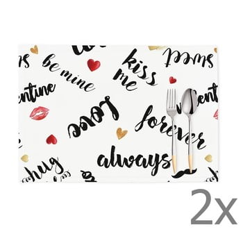 Set 2 suporturi pentru farfurie apolena always, 33 x 45 cm