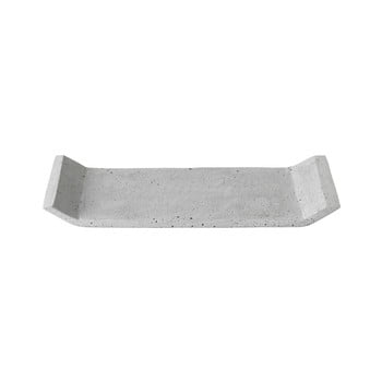 Platou decorativ blomus stone, 30 x 12,5 cm, gri
