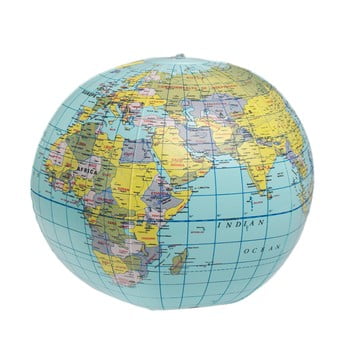Glob gonflabil rex london world map