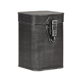 Recipient metalic pentru depozitare label51, înălțime 17 cm, negru