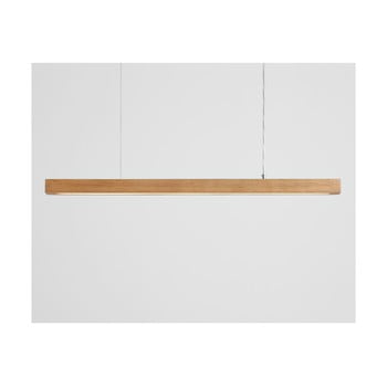 Lustră din lemn de stejar custom form line plus l woody