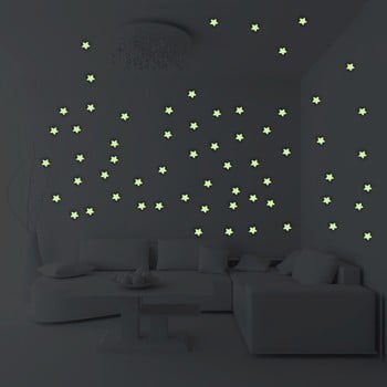 Set 100 steluțe fosforescente ambiance stars