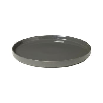 Platou din ceramică blomus pilar, gri închis