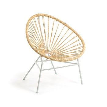 Scaun la forma samantha, natural