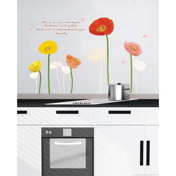 Autocolant fanastick poppies flowers