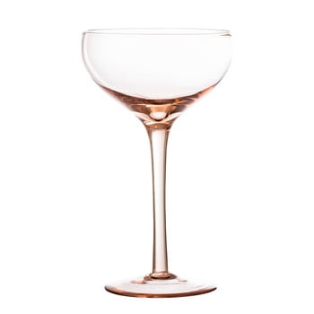 Pahar pentru șampanie bloomingville champagne glass, roz deschis