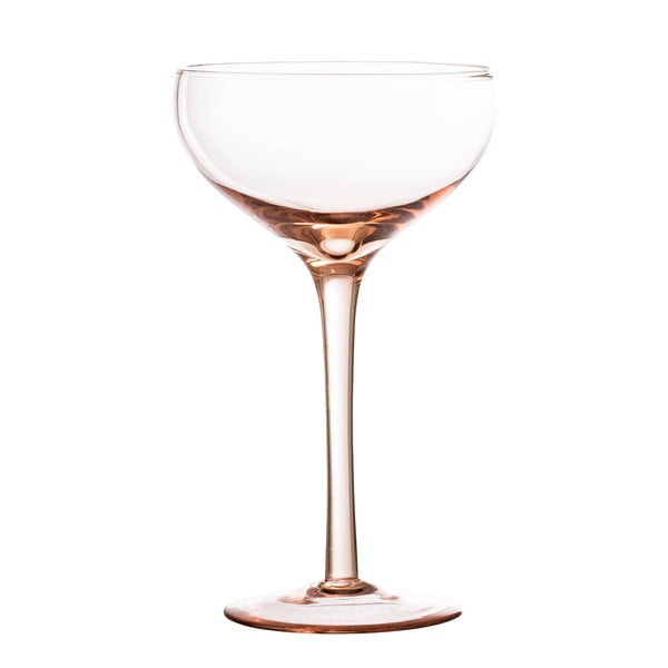 Světle růžová sklenice na šampaňské Bloomingville Champagne Glass