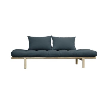 Canapea karup design pace natural, albastru petrol
