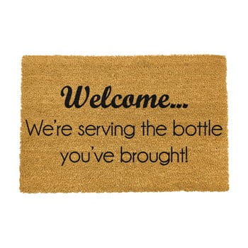 Covoraș intrare din fibre de cocos artsy doormats bottle you've brought, 40 x 60 cm