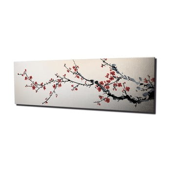 Tablou pe pânză sakura, 80 x 30 cm