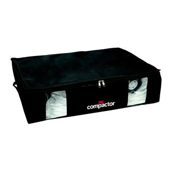 Cutie depozitare cu vacuum compactor black edition, capacitate 145 l, negru