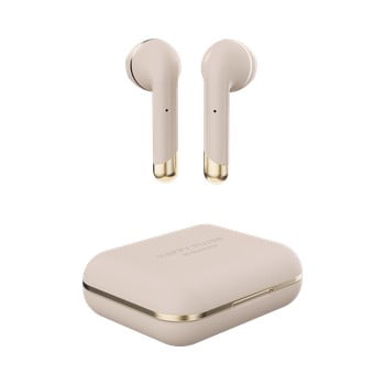 Căști wireless cu etui/carcasă happy plugs air 1, auriu
