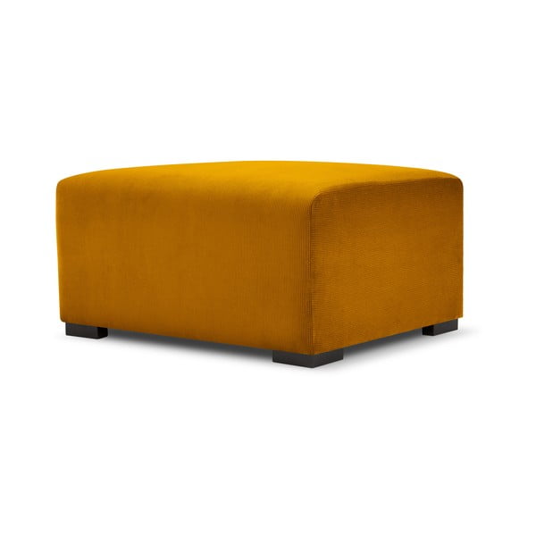 Žlutý manšestrový puf Cosmopolitan Design Hobart