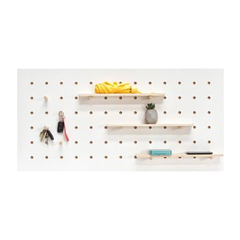 Organizator de perete ragaba triventi, 120 x 60 cm, alb