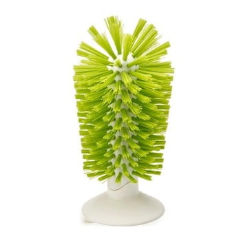 Perie pentru chiuvetă, ci ventuză, joseph joseph brush-up, verde