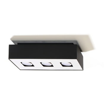 Plafonieră nice lamps hydra 3 black
