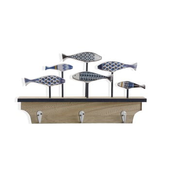 Cuier de perete cu 3 cârlige versa blue bay