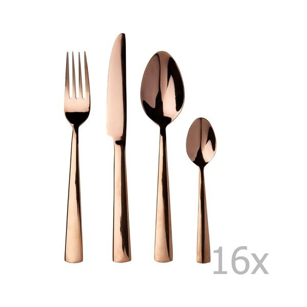 Sada 16 příborů z nerezové oceli Premier Housewares Lustra