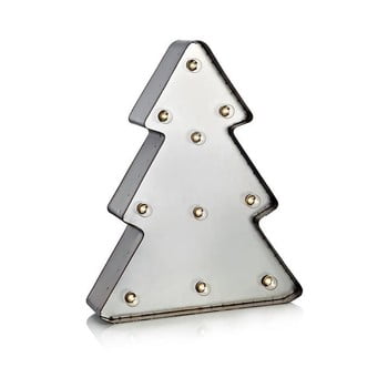Decorațiune luminoasă cu led markslöjd järnerud, înălțime 40 cm, gri