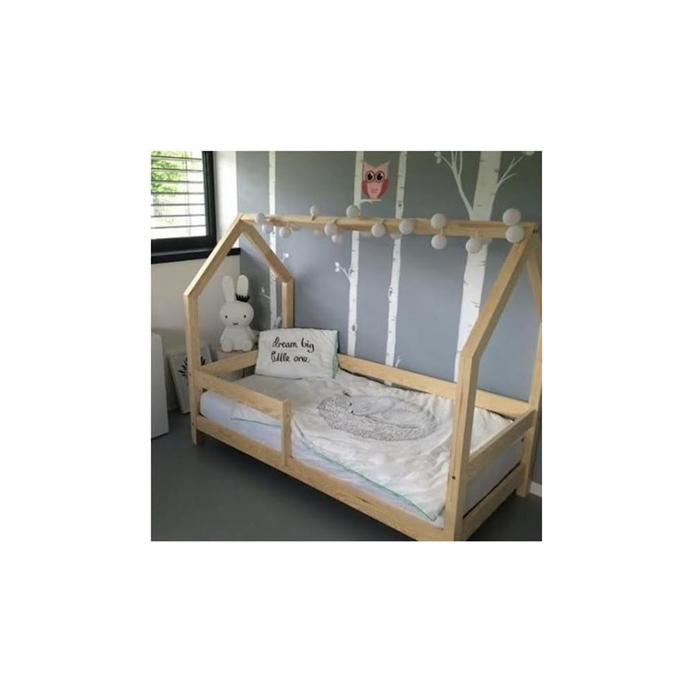Dětská postel s vyvýšenými nohami a bočnicemi Benlemi Tery, 80 x 180 cm, výška nohou 30 cm