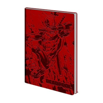 Caiet liniat a5 pyramid international deadpool, 72 pagini