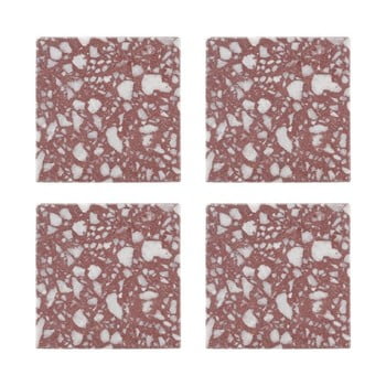 Set 4 suporturi pentru pahare a simple mess reine